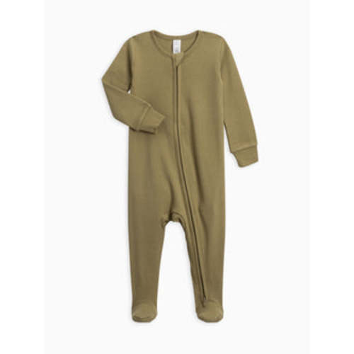 Ribbed Zipper Sleeper