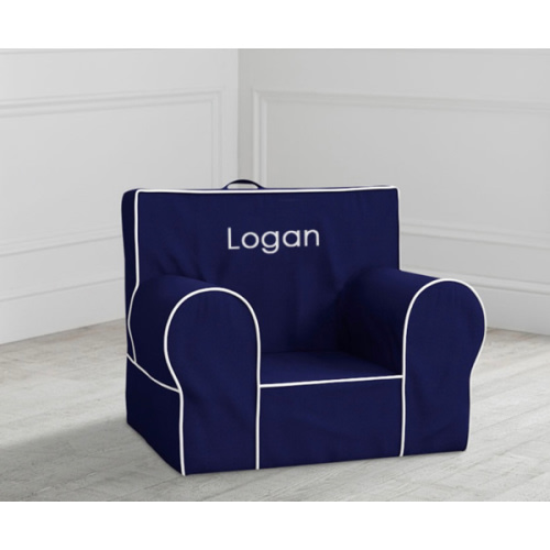 Anywhere Chair®, Navy with White Piping