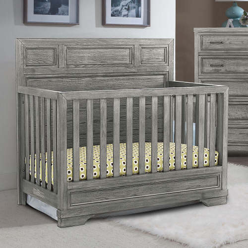 Westwood Foundry 4-in-1 Convertible Crib In Brushed Pewter