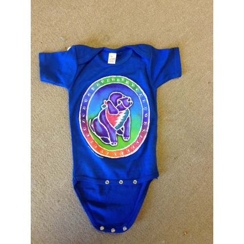 Grateful Dead Dire Wolf Puppy Onesie