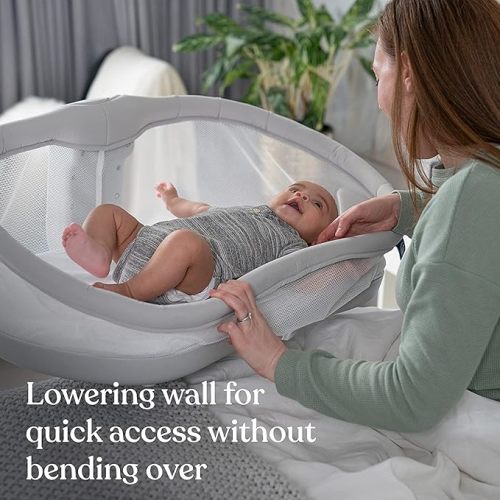 HALO BassiNest Swivel Sleeper 3.0, Baby Bassinet, Grey - 3.0 BassiNest
