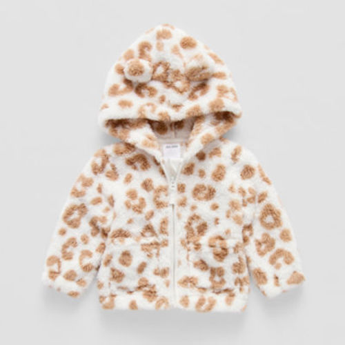Okie Dokie Sherpa Baby Girls Midweight Jacket
