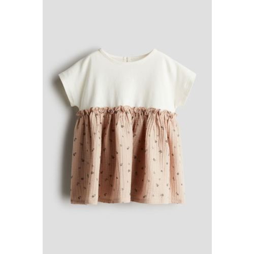 Short-sleeved Cotton Dress
