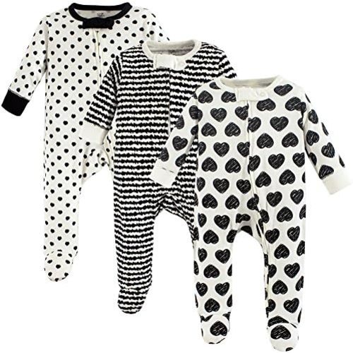 Touched by Nature Baby Girls' Organic Cotton Sleep and Play