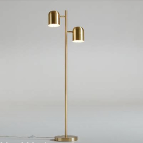 Thorne GOLD Metal Dual-Head Floor Lamp