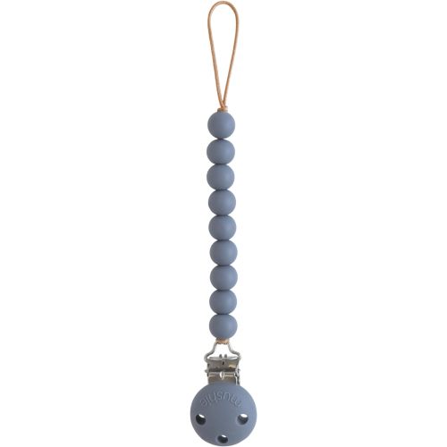 mushie 100% Silicone Baby Pacifier Clip BPA Free | Hera (Tradewinds)