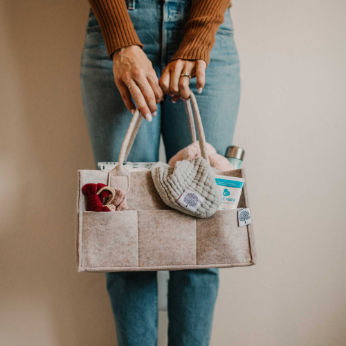 Diaper Caddy - Oatmeal, Regular