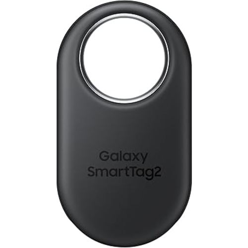 SAMSUNG Galaxy SmartTag2, Bluetooth Tracker, Smart Tag GPS Locator Tracking Device, Item Finder for Keys, Wallet, Luggage, Pets, Use w/ Phones and Tablets Android 11 or Later, 2023, 1 Pack, Black