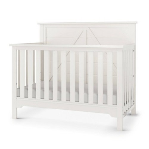 Child Craft Forever Eclectic Woodland 4-in-1 Convertible Crib, Color: Brushed Cotton