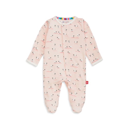 Baa Baa Fitted One-Piece Pajamas, 0-3M