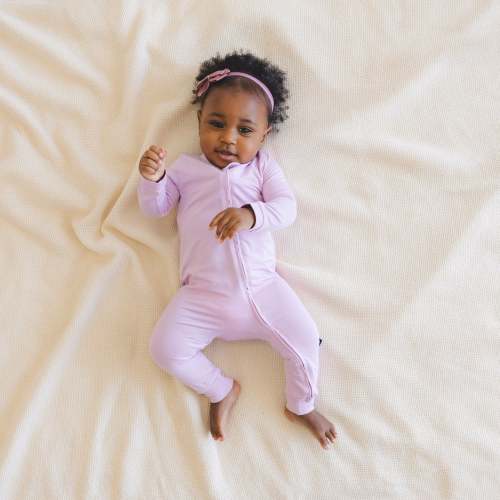 Larkspur Baby | Romper Pajamas | Zipper Romper in Orchid – Larkspur Baby Outlet