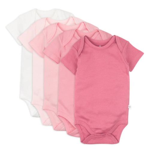 5-Pack Organic Cotton Short Sleeve Bodysuits | Honest Baby Clothing