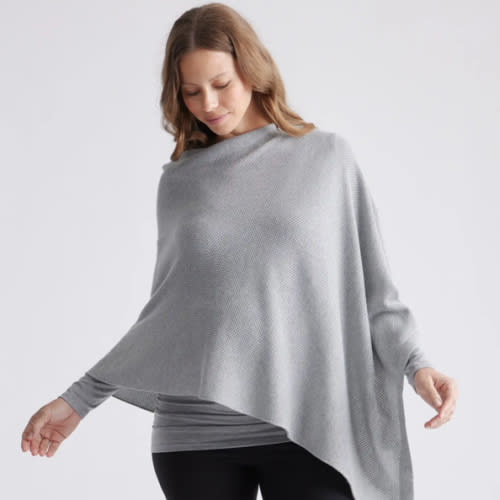 Lightweight Cotton Cashmere Nursing Shawl