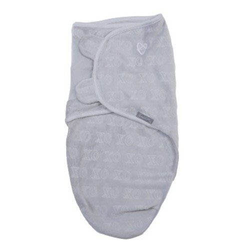 SwaddleMe by Ingenuity Original Swaddle in Velboa - Hugs & Kisses - S/M - 0-3 Months