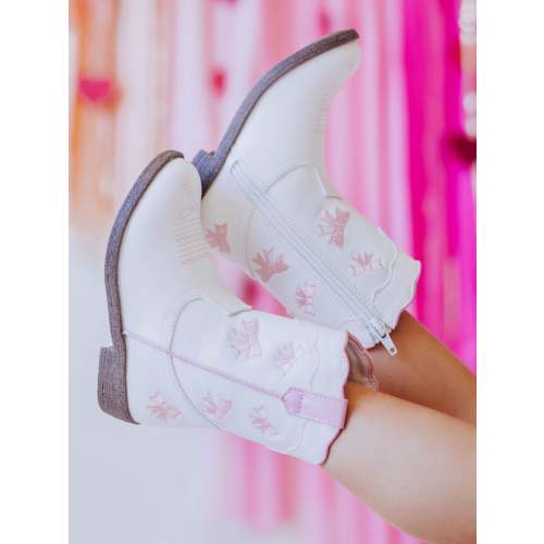 Cowgirl Boots - Pink Bows