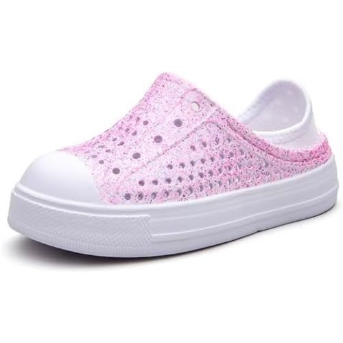 EasyStar Toddler Summer Water Shoes Kids' EVA Sandals with Cushioned Fabric Heel