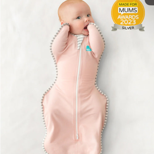 Swaddle Up™ 1.0 TOG (68-75°F) Dusty Pink Original Cotton