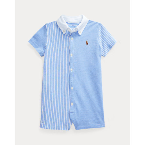 Knit Cotton Oxford Fun Shortal, 9 months