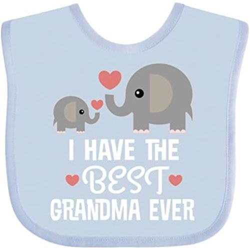 inktastic Grandchild Best Grandma Ever Baby Bib