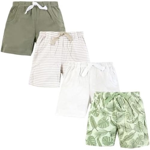 Hudson Baby Baby Shorts Bottoms 4-Pack