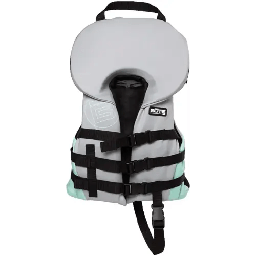 BOTE Universal Infant Child Youth Size Foam PFD Zipper and Buckle Closure Vest Life Jacket Styles Adjustable Fits USCG Approved Type II Life Vest, Multiple Sizing Options