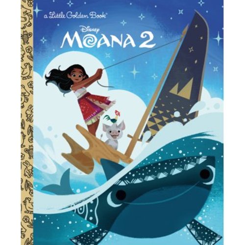 GOLDEN BOOKS: Disney Moana 2 Little Golden Book (Hardcover)
