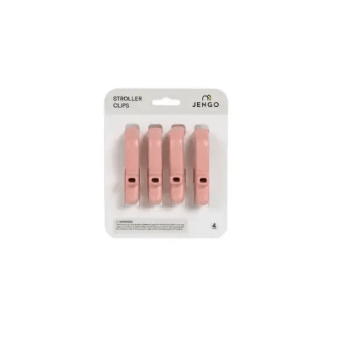 Jengo Pram Clips 4PK- Blush | Baby Bunting AU