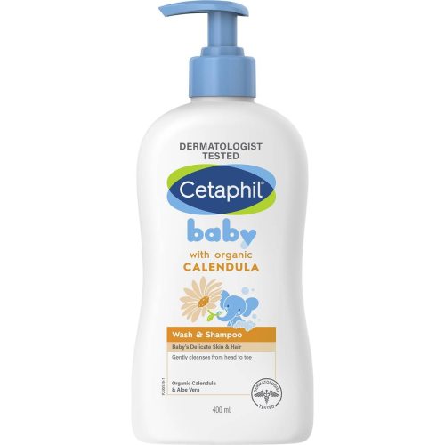 Cetaphil Baby Calendula Wash & Shampoo 400mL
