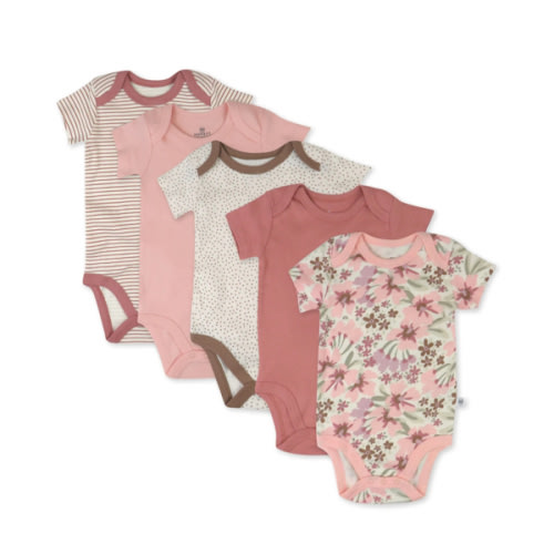 5-Pack Organic Cotton Short Sleeve Bodysuits | Honest Baby Clothing