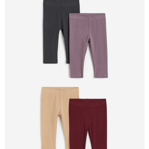 4-pack Cotton Jersey Leggings