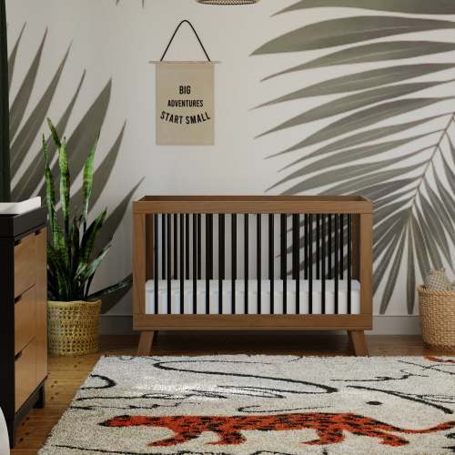 Hudson 3-in-1 Convertible Crib with Toddler Bed Conversion Kit