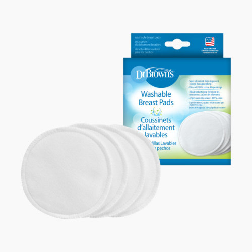 Dr. Brown\'s Washable Breast Pads (4-Pack)