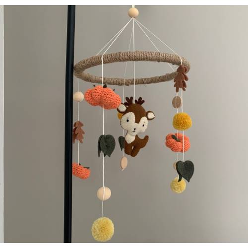 Mobile Baby Autumn deer-pumpkin