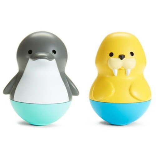 Munchkin® Bath Bobbers™ Baby and Toddler Bath Toy, Dolphin & Walrus, Unisex, 2 Pack
