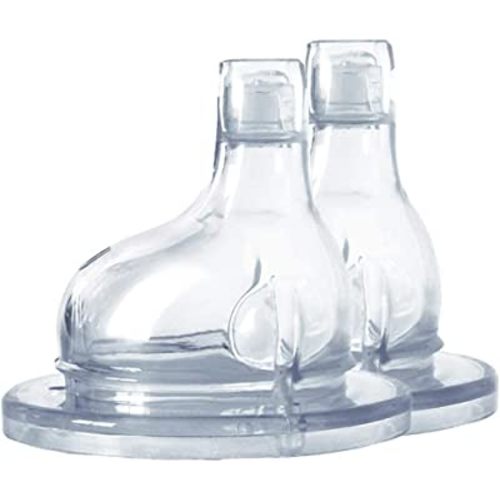 Pura Kiki XL Sipper Spouts - 100% Medical-Grade Silicone, Anti-Colic, NonPlastic Suitable for Babies, Kids, Toddlers, Preschoolers- 2-Piece