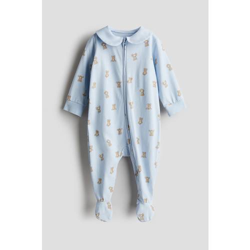 PAJAMA JUMPSUIT WITH COLLAR