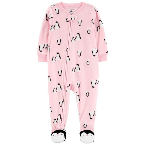 Baby 1-Piece Penguin Fleece Footie Pajamas - Carter's | Carter's