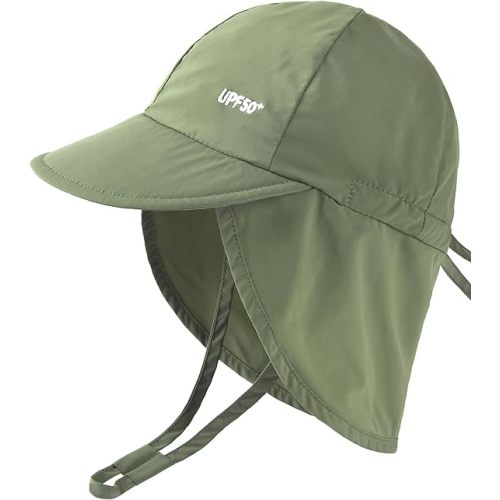 FURTALK Baby Sun Hat with Neck Flap UPF 50+ Adjustable Baby Boys Girls Summer Beach Hat for Traveling Swim Hat