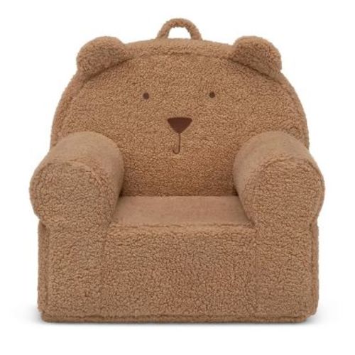 babyGap by Delta Children Faux Shearling Bear Chair - Greenguard Gold Certified - Tan