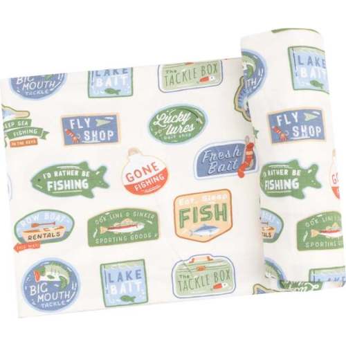 Swaddle Blanket, Bait Shop Signage - Angel Dear | Maisonette