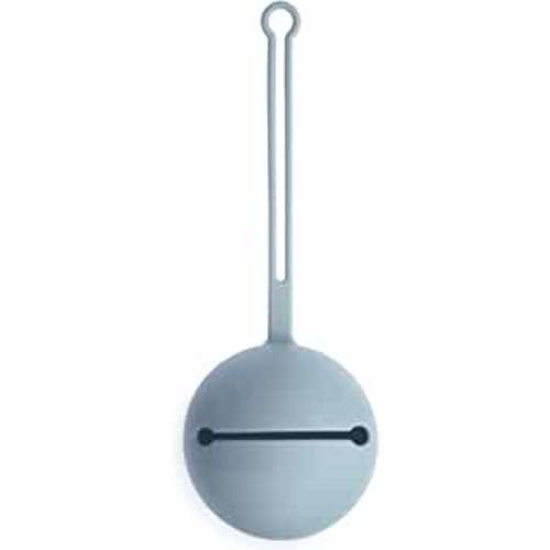 mushie Silicone Pacifier Holder Case (Powder Blue)