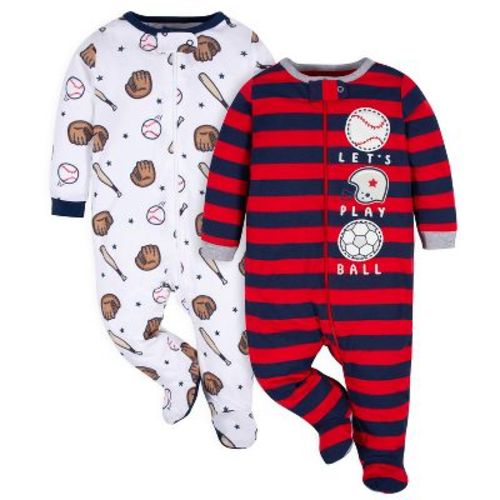 Gerber Baby Boys' Sleep 'n Plays - Fox - 0-3 Months - 2-pack