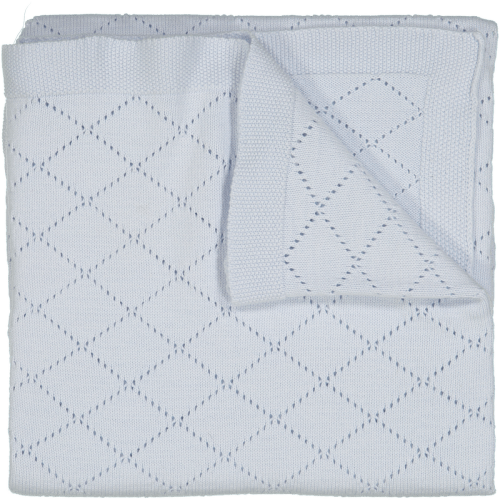 Diamond Pointelle Knit Blanket I Feltman Brothers