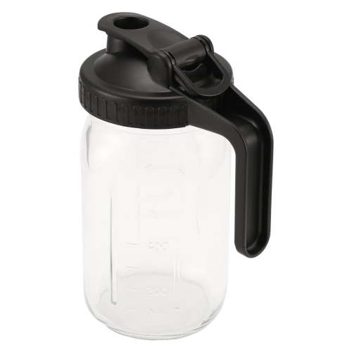 32Oz Jar Pour Spout Lid -Glass Pitcher with Lid ,Breast Milk Pitcher,Seal for Juice,Milk,Coffee,Tea,Lemonade,Drink