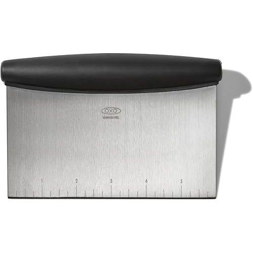 OXO Good Grips Bench Scraper & Chopper, 1 Count, Stainless Steel