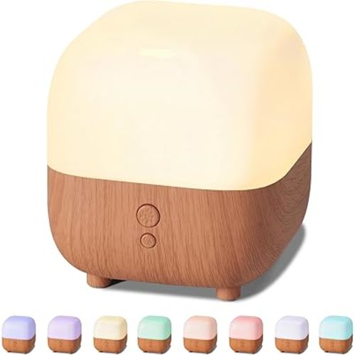 InnoGear 150ml Essential Oil Diffuser, 5-in-1 Diffusers for Home Scent 8 LED Color Aromatherapy Diffuser Air Desk Mini Humidifier Small Vaporizer Aroma Diffuser for Computer Laptop Office, Medium