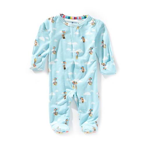 Magnetic Me® Baby Boys Newborn-9 Months Long Sleeve Printed Footed Coverall