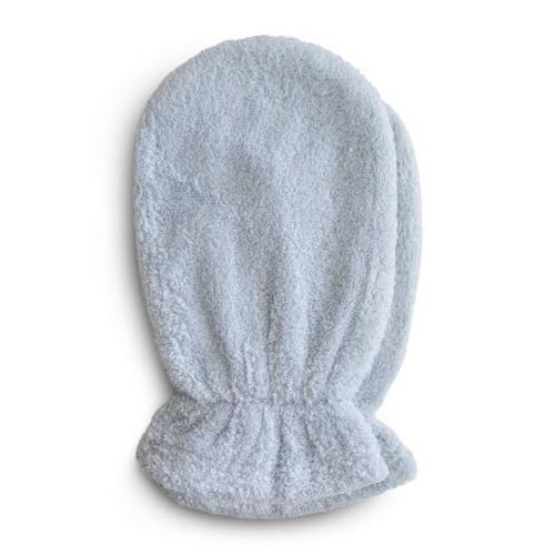 Organic Cotton Bath Mitt 2-pack Baby Blue One Size