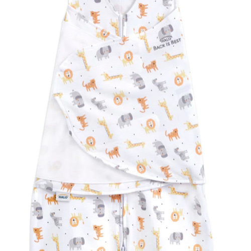 Jungle Print Cotton Swaddle | HALO