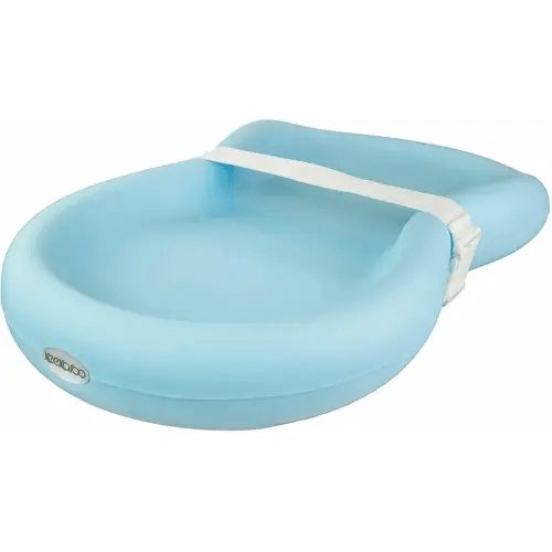 Keekaroo Peanut Changer Baby Blue – The Original Made in USA Easy-to-Clean Changing pad and The only Shell Over Foam, Fully impermeable to Fluid - Limited Edition Color